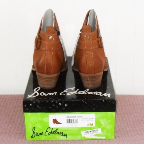 Sam Edelman Neena Leather Point Toe Ankle Size 8 - Picture 4 of 8